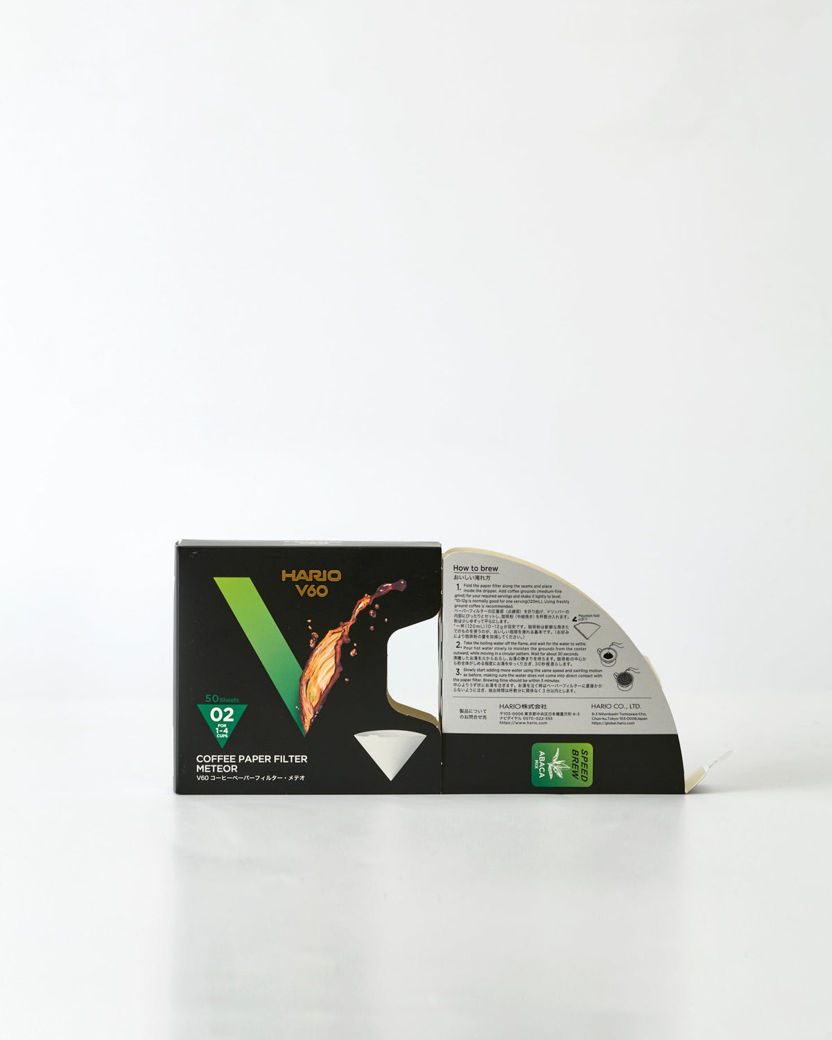 HARIO V60 Coffee Paper Filter METEOR