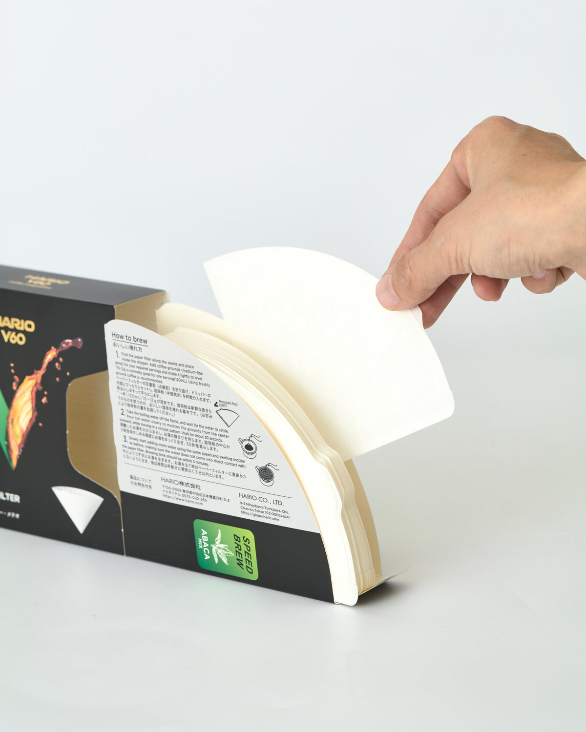 HARIO V60 Coffee Paper Filter METEOR