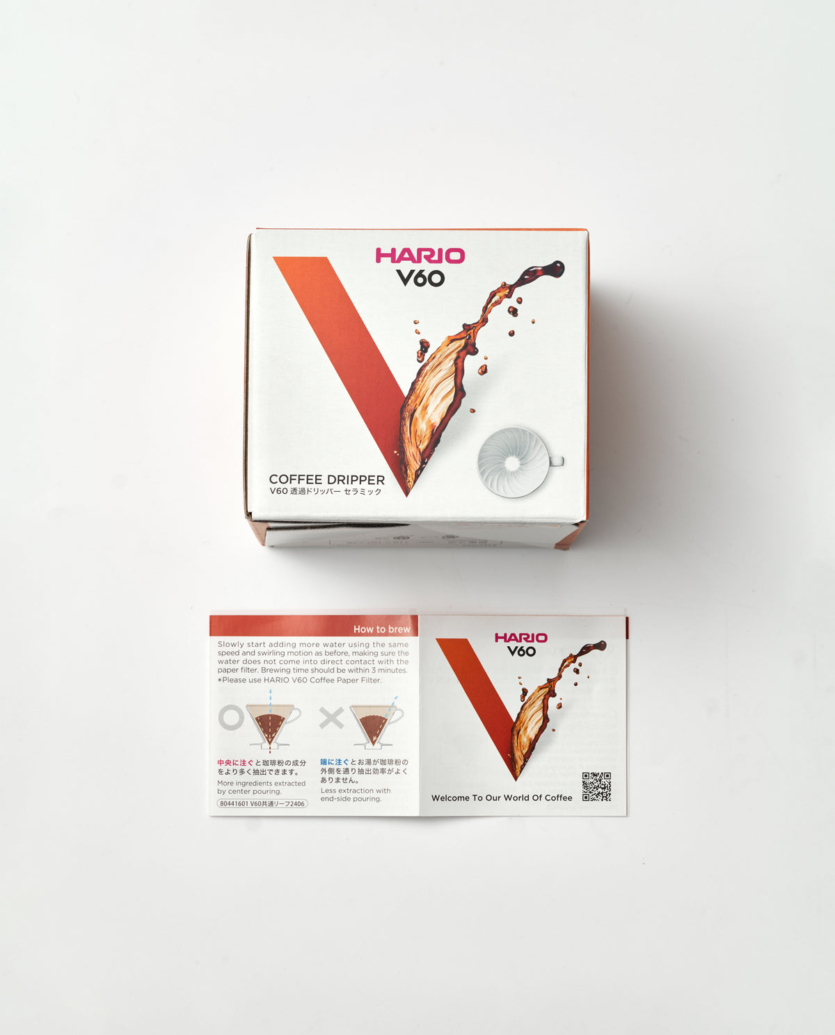 HARIO V60 Dripper Ceramic White
