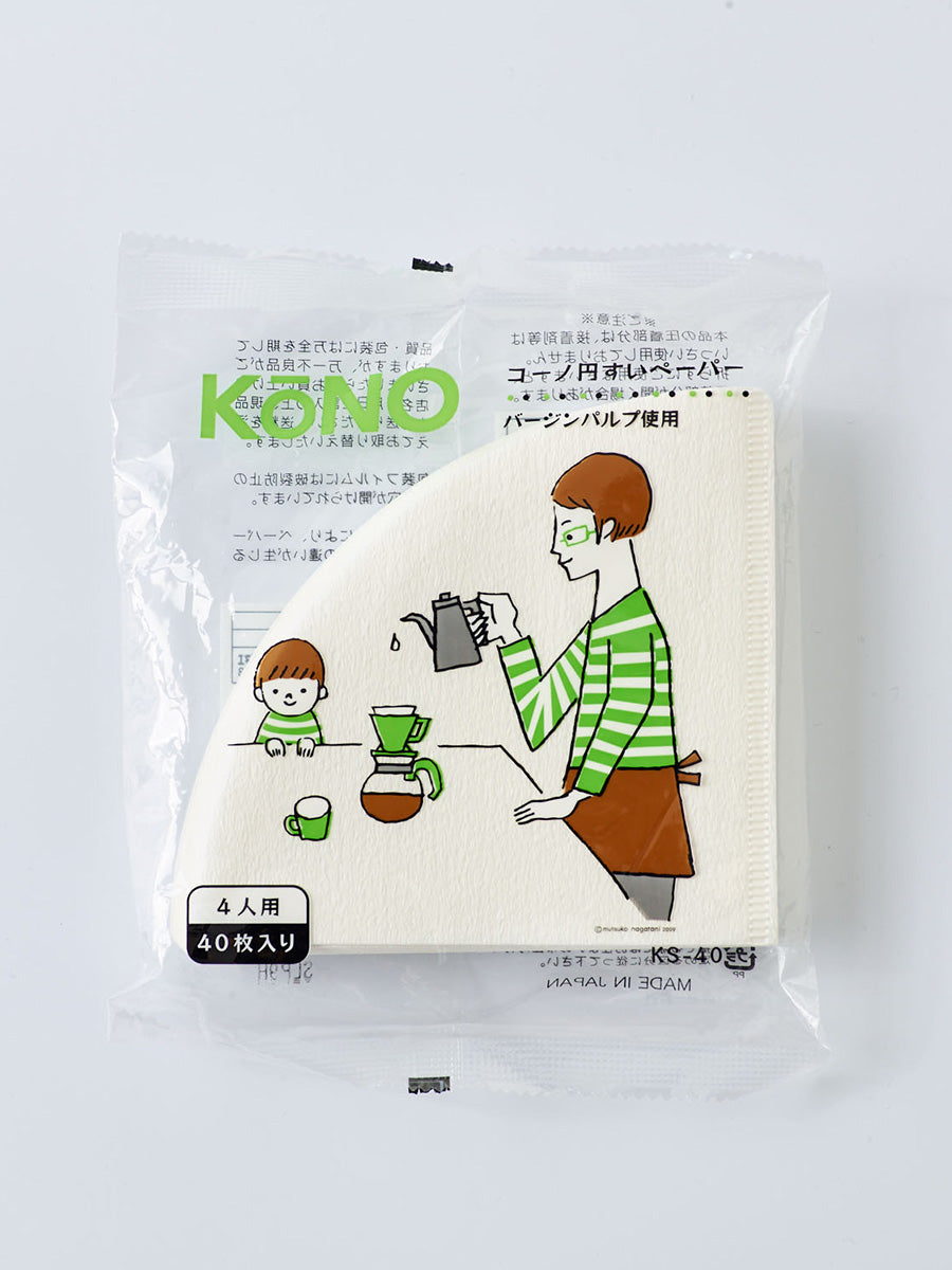 KONO Paper Filter 40 sheets White
