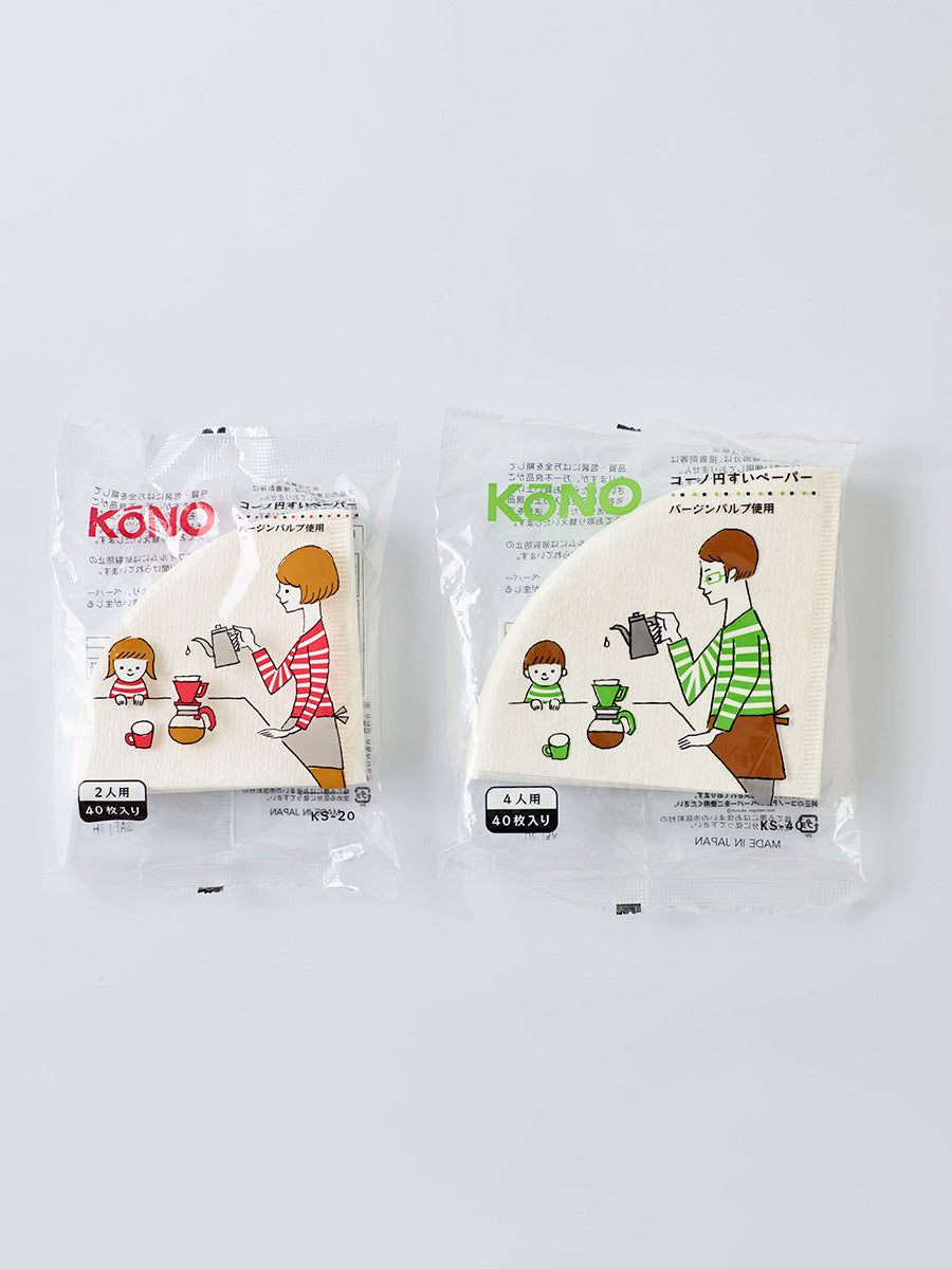 KONO Paper Filter 40 sheets White